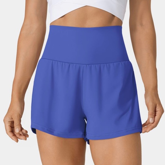 HALARA Pants - Halara Super High Waisted Back & Side Hidden Pocket 2-in-1 Yoga Shorts 2.5"
